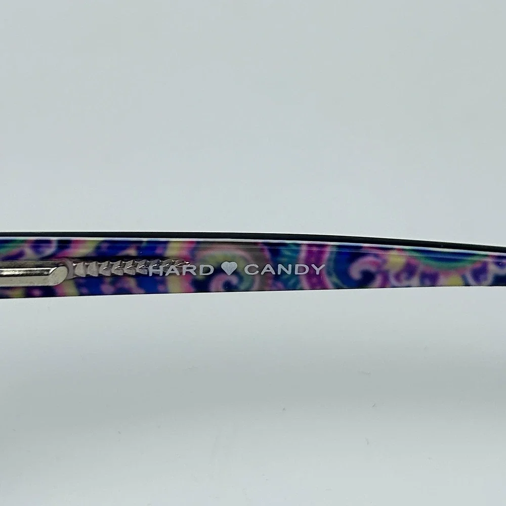 Hard Candy HC29 Dpur Womens Eyeglasses Frame Black Plastic Full Rim 50-17-135 mm